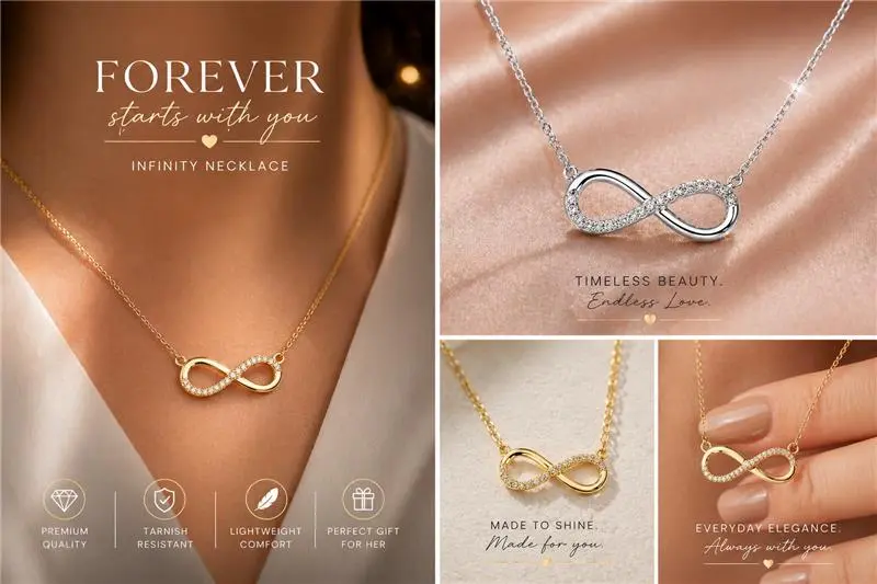 Infinity Collection — luxury artificial jewellery